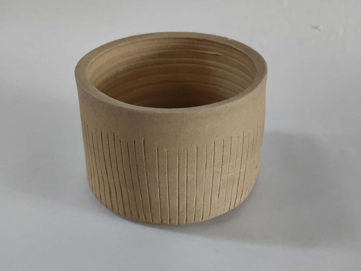 Vaso acanalado